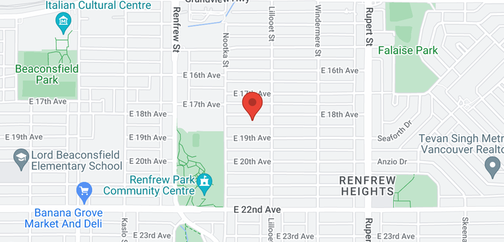 map of 3058 18TH AVENUE